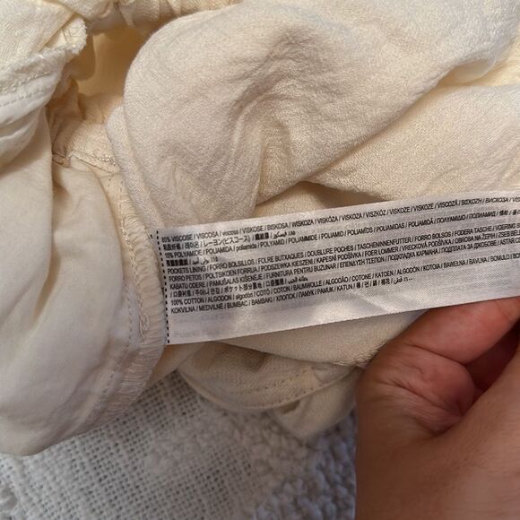 MANGO off white High-Waist Shorts - Summer Vacation - Picture 11 of 11